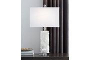 Malise White Table Lamp - Gate FurnitureTable Lamp