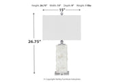 Malise White Table Lamp - Gate FurnitureTable Lamp
