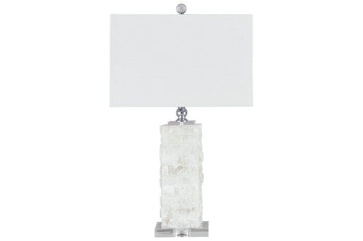 Malise White Table Lamp - Gate FurnitureTable Lamp