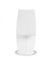 Malone White Glass Top Table & PU Chair Dining Set - Gate FurnitureDining Room Set