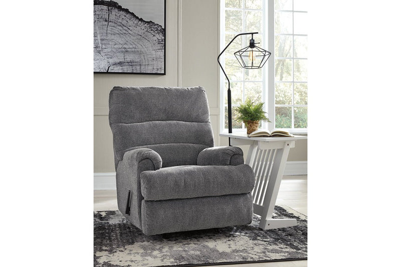 Man Fort Graphite Recliner - Gate FurnitureRecliner