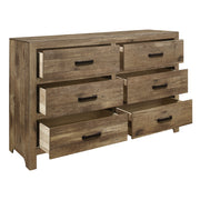 Mandan Weathered Pine Panel Bedroom Set - Gate FurnitureBedroom Set