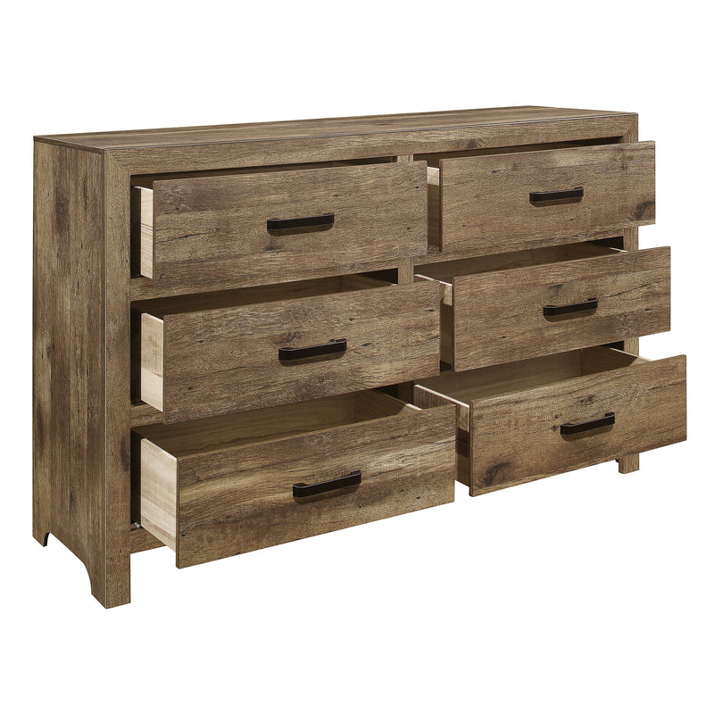 Mandan Weathered Pine Panel Bedroom Set - Gate FurnitureBedroom Set