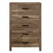 Mandan Weathered Pine Panel Bedroom Set - Gate FurnitureBedroom Set