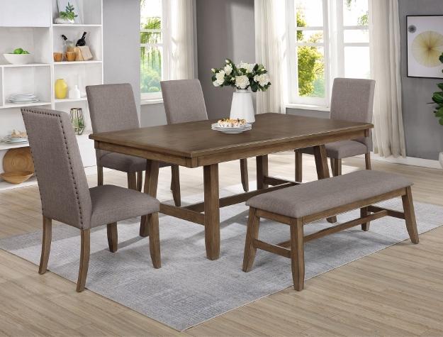 Manning Brown Dining Table - 2231T-4272 - Gate Furniture