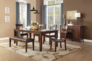 Mantello Cherry Extendable Dining Set - Gate FurnitureDining Room Set