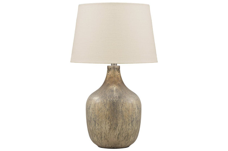 Mari Gray/Gold Finish Table Lamp - Gate FurnitureTable Lamp
