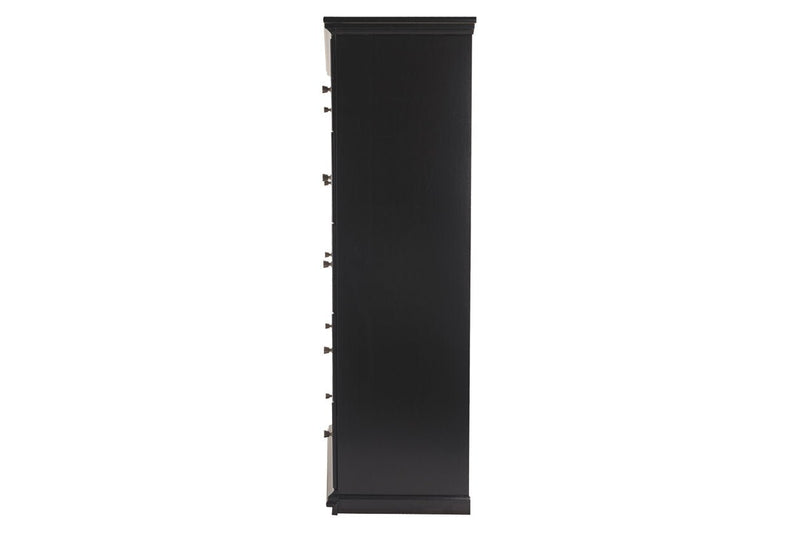 Maribel Black Chest of Drawers - Gate FurnitureChest