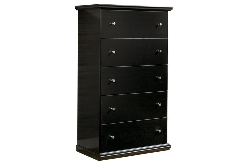 Maribel Black Chest of Drawers - Gate FurnitureChest
