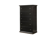 Maribel Black Chest of Drawers - Gate FurnitureChest