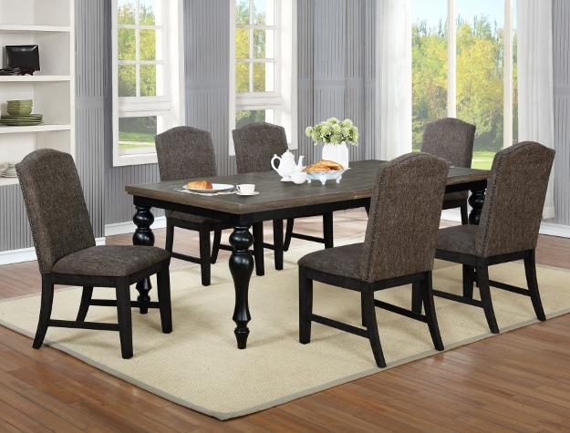 Mariella Brown Dining Room Set - Gate FurnitureDining Room Set