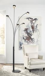 Marike Black Arc Lamp - L725129 - Gate Furniture