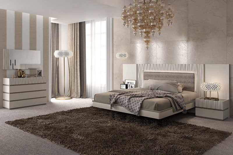 Marina Taupe Bedroom Set - Gate FurnitureBedroom Set