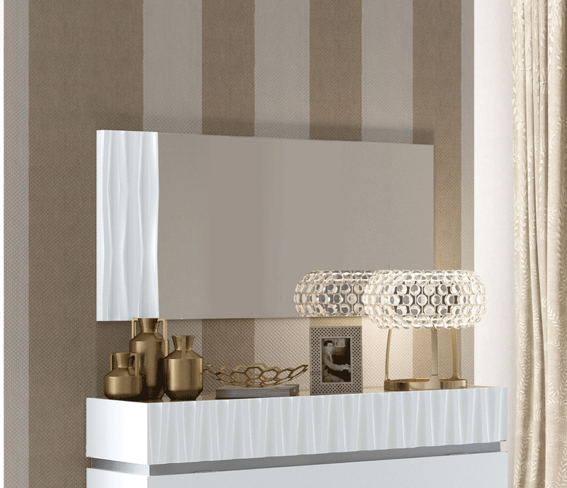 Marina White Mirror - i37882 - Gate Furniture