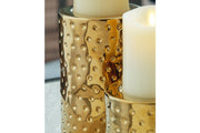 Marisa Gold Finish Candle Holder (Set of 2) - Gate FurnitureOther Products