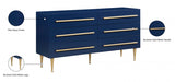 Marisol Dresser Blue - 844Navy-D