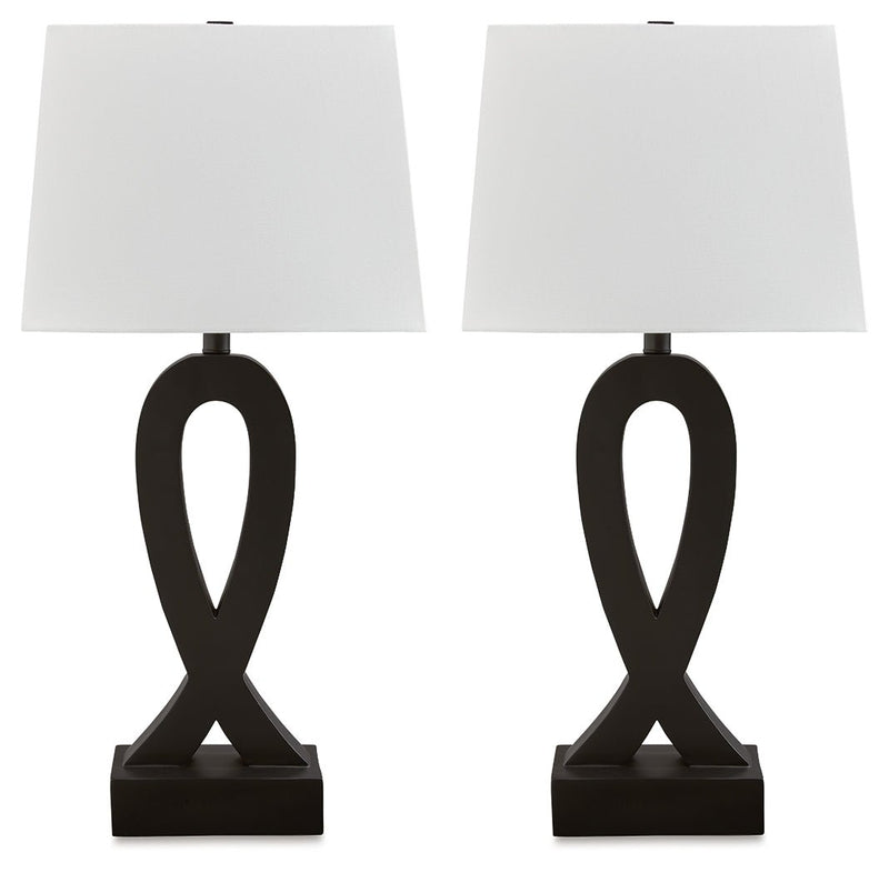 Markellton Table Lamp (Set of 2) - Gate FurnitureTable Lamp Pair