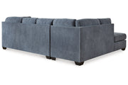 Marleton Denim 2 - Piece Sleeper Sectional with Chaise - Gate FurnitureSleeper Sectional