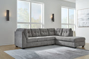 Marleton Gray 2 - Piece Sectional with Chaise - Gate FurnitureSectional