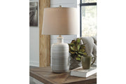 Marnina Taupe Table Lamp (Set of 2) - Gate FurnitureTable Lamp Pair