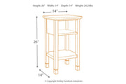 Marnville Dark Brown Accent Table - Gate FurnitureTable