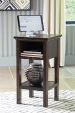 Marnville Dark Brown Accent Table - Gate FurnitureTable