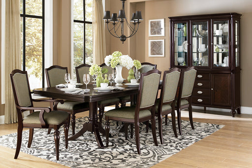 Marston Dark Cherry Extendable Dining Set - Gate FurnitureDining Room Set