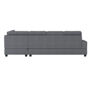 Maston Dark Gray Reversible Sectional - Gate FurnitureSectional