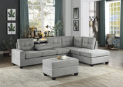 Maston Light Gray Reversible Sectional - Gate FurnitureSectional