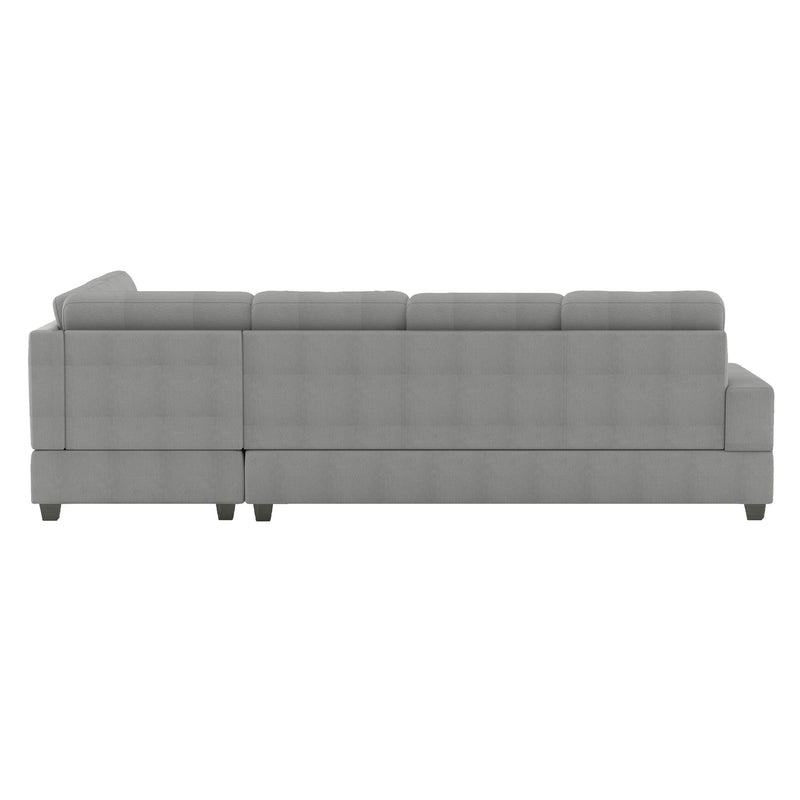 Maston Light Gray Reversible Sectional - Gate FurnitureSectional