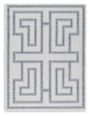 Matinwood Ivory/Charcoal 5' x 7' Rug - R900032