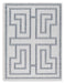 Matinwood Ivory/Charcoal 5' x 7' Rug - R900032