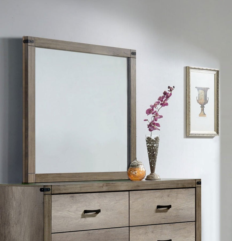 Matteo Light Brown Mirror - Gate FurnitureMirror
