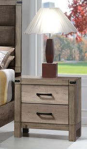 Matteo Light Brown Nightstand - Gate FurnitureNightstand