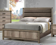 Matteo Light Brown Panel Bedroom Set - Gate FurnitureBedroom Set