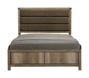 Matteo Melamine Queen Upholstered Panel Bed - Gate FurnitureQueen Bed
