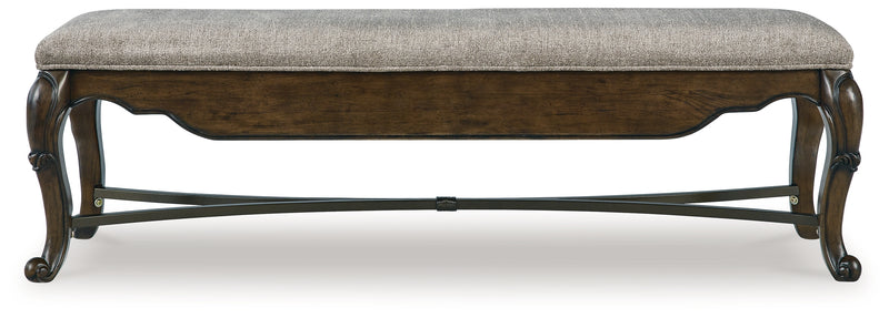 Maylee Dark Brown 63" Dining Bench - D947-00