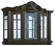 Maylee Dark Brown Dining Hutch - D947-81