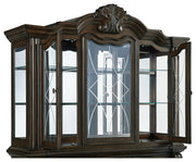 Maylee Dark Brown Dining Hutch - D947-81