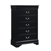 Mayville Black Sleigh Bedroom Set - Gate FurnitureBedroom Set