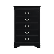 Mayville Black Sleigh Bedroom Set - Gate FurnitureBedroom Set