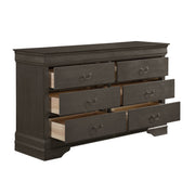Mayville Stained Gray Sleigh Bedroom Set - Gate FurnitureBedroom Set