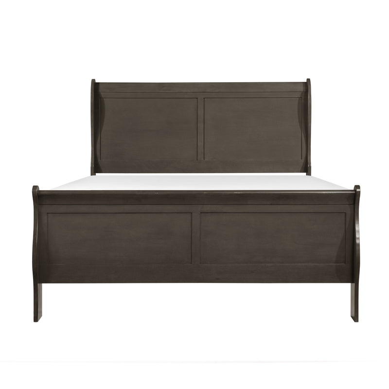 Mayville Stained Gray Sleigh Bedroom Set - Gate FurnitureBedroom Set