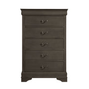 Mayville Stained Gray Sleigh Bedroom Set - Gate FurnitureBedroom Set