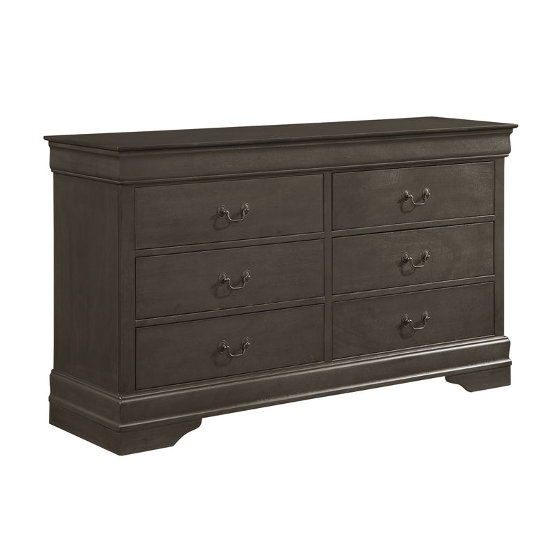 Mayville Stained Gray Sleigh Bedroom Set - Gate FurnitureBedroom Set