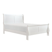 Mayville White Sleigh Bedroom Set - Gate FurnitureBedroom Set