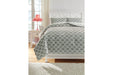 Media Gray/White 3-Piece Full Comforter Set - Q790003F - Gate Furniture