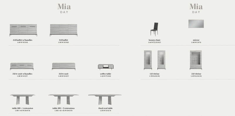 Mia Dining Room Set - Gate Furniture