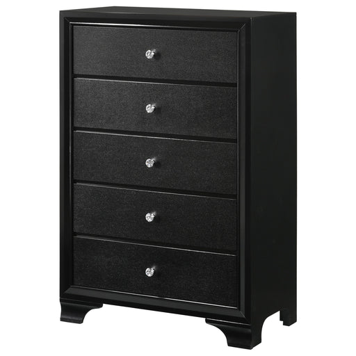 Micah Black Chest - Gate FurnitureChest