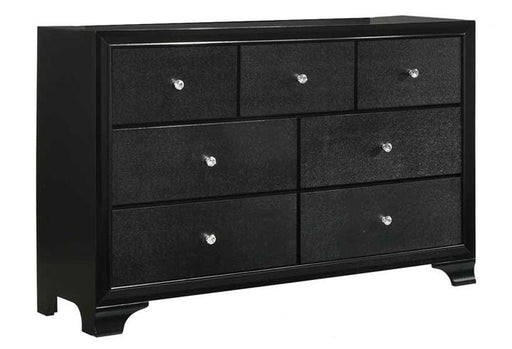 Micah Black Dresser - Gate FurnitureDresser